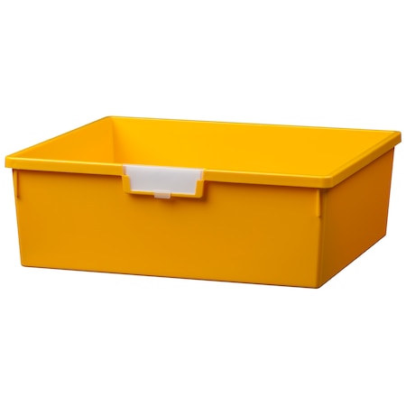 Storsystem Bin, Tray, Tote, Yellow, High Impact Polystyrene, 18.50 in W, 6 in H CE1958PY3